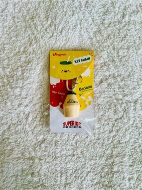 binggrae banana milk keychain, brand new